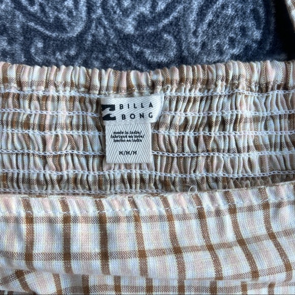 Billabong Check It Crop Top Size Medium - Picture 5 of 8